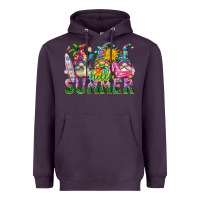 Plum hello summer gnome Heavyweight Hoodie - texasbilliewilder