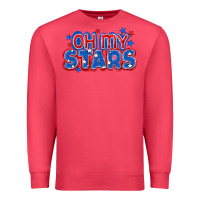 Cardinal Oh my stars 4th of july Premium Sweatshirt - CowGirlArtShop