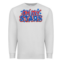 Dove Grey Oh my stars 4th of july Premium Sweatshirt - CowGirlArtShop