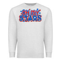 Oatmeal Heather Oh my stars 4th of july Premium Sweatshirt - CowGirlArtShop