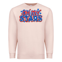 Pale Pink Oh my stars 4th of july Premium Sweatshirt - CowGirlArtShop