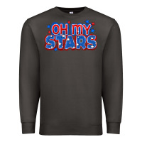 Smoke Oh my stars 4th of july Premium Sweatshirt - CowGirlArtShop