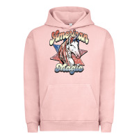 Pigment Salmon American magic Urban Hoodie - NancyCooperArtShop