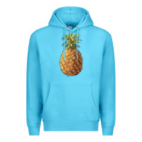 Ocean Blue pineapple Premium Hoodie - Artiststas