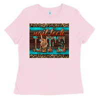 Bubblegum Pink nail tech life Ladies Tee - BarkalooDesign