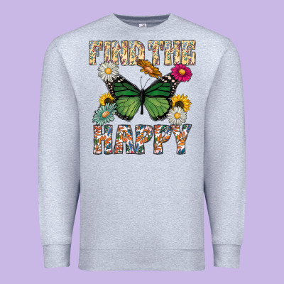 Kind The Happy Premium Sweatshirt Designed By Cowhidedigitalart