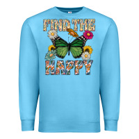 Ocean Blue Kind The Happy Premium Sweatshirt - CowhideDigitalArt