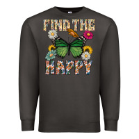 Smoke Kind The Happy Premium Sweatshirt - CowhideDigitalArt