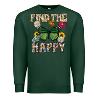 Sports Green Kind The Happy Premium Sweatshirt - CowhideDigitalArt