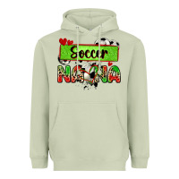 Matcha soccer nana with leopard Heavyweight Hoodie - Zillion Design Studio