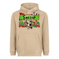Mushroom soccer nana with leopard Heavyweight Hoodie - Zillion Design Studio
