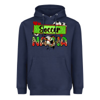 Navy soccer nana with leopard Heavyweight Hoodie - Zillion Design Studio
