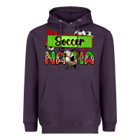 Plum soccer nana with leopard Heavyweight Hoodie - Zillion Design Studio