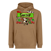 Toasted Coconut soccer nana with leopard Heavyweight Hoodie - Zillion Design Studio