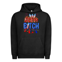 Pigment Black boom bitch get out the way Urban Hoodie - NancyCooperArtShop