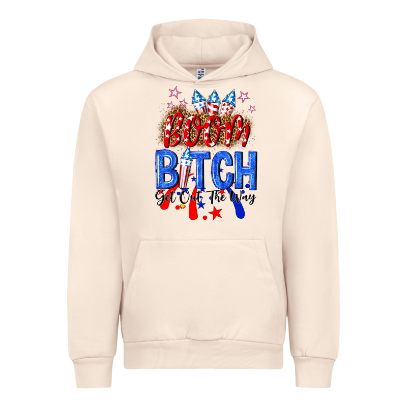 Boom Bitch Get Out The Way Urban Hoodie by NancyCooperArtShop | Teevron