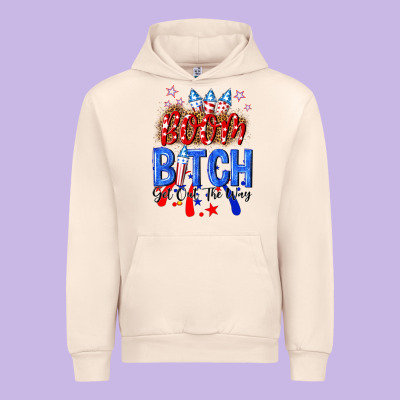 Boom Bitch Get Out The Way Urban Hoodie Designed By Nancycooperartshop