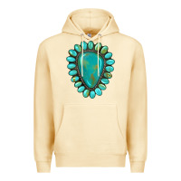 Pina Colada western gemstone turquoise Premium Hoodie - Artiststas