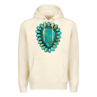 Sandshell western gemstone turquoise Premium Hoodie - Artiststas