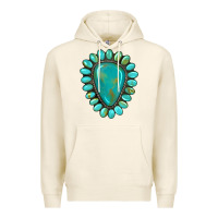Tofu western gemstone turquoise Premium Hoodie - Artiststas