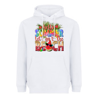 White hello summer lets go to the beach Heavyweight Hoodie - texasbilliewilder
