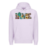 Lilac western gemstone sunflowers serape leopard turquoise love Premium Hoodie - Artiststas