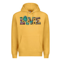 Mustard western gemstone sunflowers serape leopard turquoise love Premium Hoodie - Artiststas