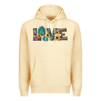 Pina Colada western gemstone sunflowers serape leopard turquoise love Premium Hoodie - Artiststas