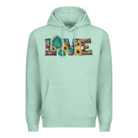 Seafoam western gemstone sunflowers serape leopard turquoise love Premium Hoodie - Artiststas