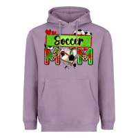 Lavender soccer mom with leopard Heavyweight Hoodie - Zillion Design Studio