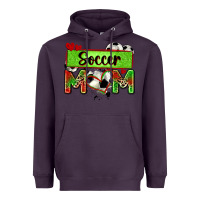 Plum soccer mom with leopard Heavyweight Hoodie - Zillion Design Studio