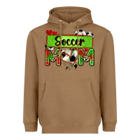 Toasted Coconut soccer mom with leopard Heavyweight Hoodie - Zillion Design Studio
