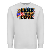 Dove Grey Land that we love 4th of July Premium Sweatshirt - Neo Western