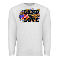 Oatmeal Heather Land that we love 4th of July Premium Sweatshirt - Neo Western