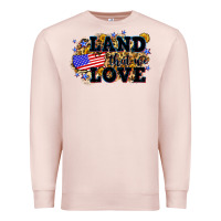 Pale Pink Land that we love 4th of July Premium Sweatshirt - Neo Western