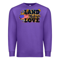 Purple Land that we love 4th of July Premium Sweatshirt - Neo Western