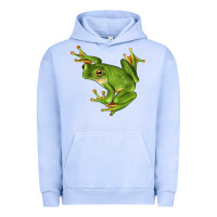 Pigment Grape Ice White Lipped Tree Frog Illustrations Urban Hoodie - LillyAllenDesigns