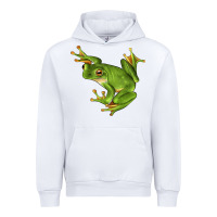 White White Lipped Tree Frog Illustrations Urban Hoodie - LillyAllenDesigns