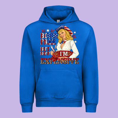 Born Free But Now Im Expensive Urban Hoodie Designed By Nancycooperartshop