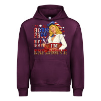 Mauve Wine born free but now im expensive Urban Hoodie - NancyCooperArtShop