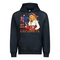 Navy born free but now im expensive Urban Hoodie - NancyCooperArtShop