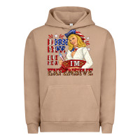 Pigment Burro born free but now im expensive Urban Hoodie - NancyCooperArtShop
