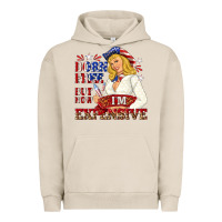 Pigment French Oak born free but now im expensive Urban Hoodie - NancyCooperArtShop
