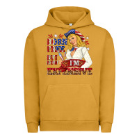 Pigment Peanut Butter born free but now im expensive Urban Hoodie - NancyCooperArtShop