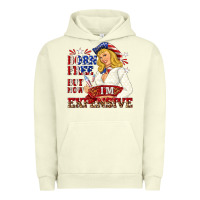 Pigment Pistachio born free but now im expensive Urban Hoodie - NancyCooperArtShop