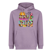 Lavender here comes the sun Heavyweight Hoodie - texasbilliewilder