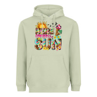 Matcha here comes the sun Heavyweight Hoodie - texasbilliewilder