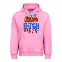Fuchsia Pink boom bitch get out the way Urban Hoodie - NancyCooperArtShop