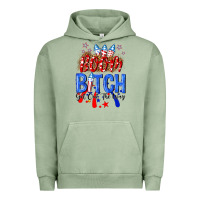 Pigment Oil Green boom bitch get out the way Urban Hoodie - NancyCooperArtShop