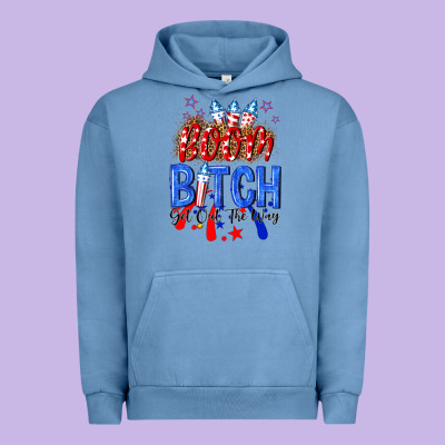 Boom Bitch Get Out The Way Urban Hoodie Designed By Nancycooperartshop